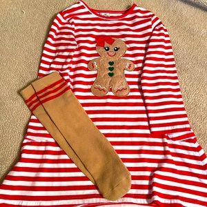 Christmas dress with socks
